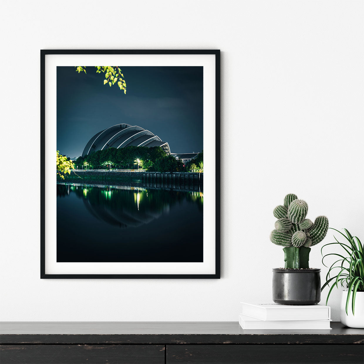 Reflection of SEC Armadillo over river Clyde - Kunal Tewari Photography
