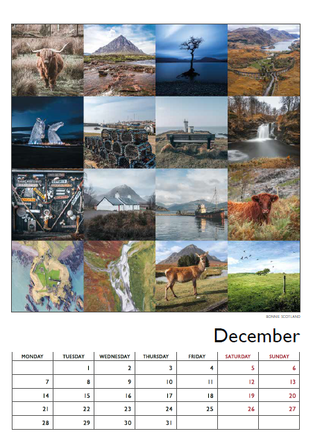 2026 Scotland Calendar (Pre-Order) - Kunal Tewari Photography