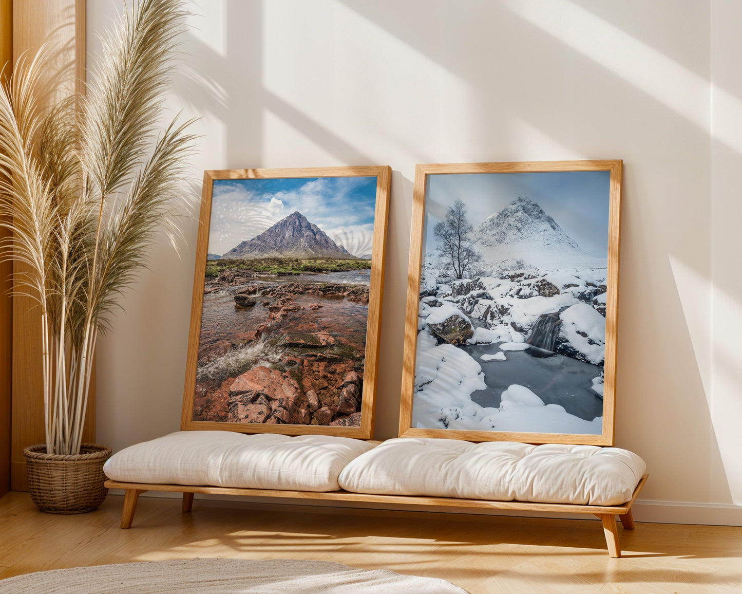 Buachaille Etive Mòr in Snow – Winter Glencoe Photography Print, Scottish Highlands Wall Art Kunal Tewari Photography