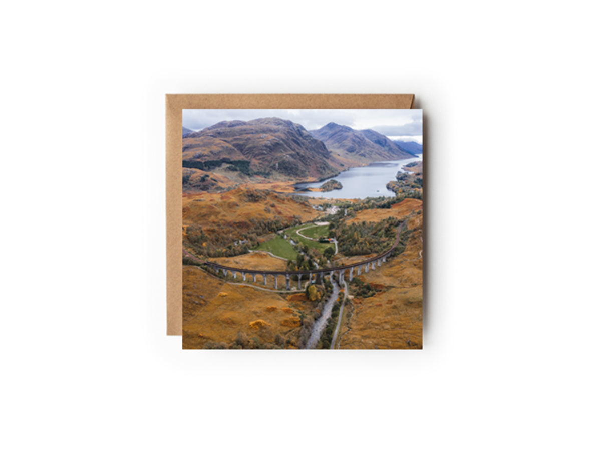 Glenfinnan Viaduct Greeting card 150x150mm Kunal Tewari Photography