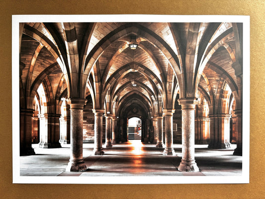 The Cloisters-Glasgow University print - Kunal Tewari Photography