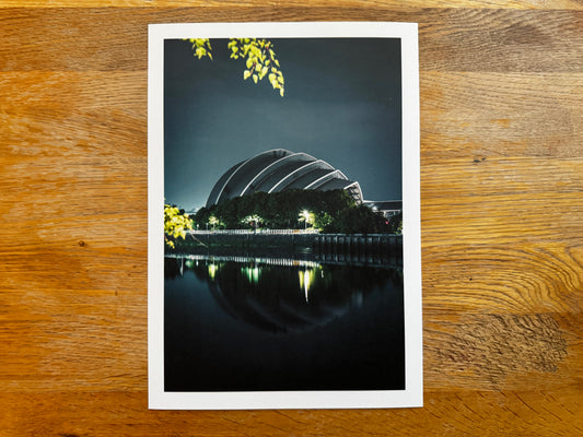 Reflection of SEC Armadillo over river Clyde - Kunal Tewari Photography