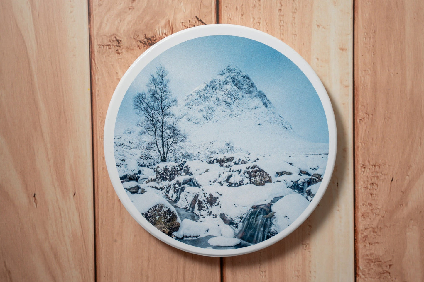 Scotland Photography Ceramic Coaster | Cork Backed | Scottish Souvenir | 10cm Kunal Tewari Photography