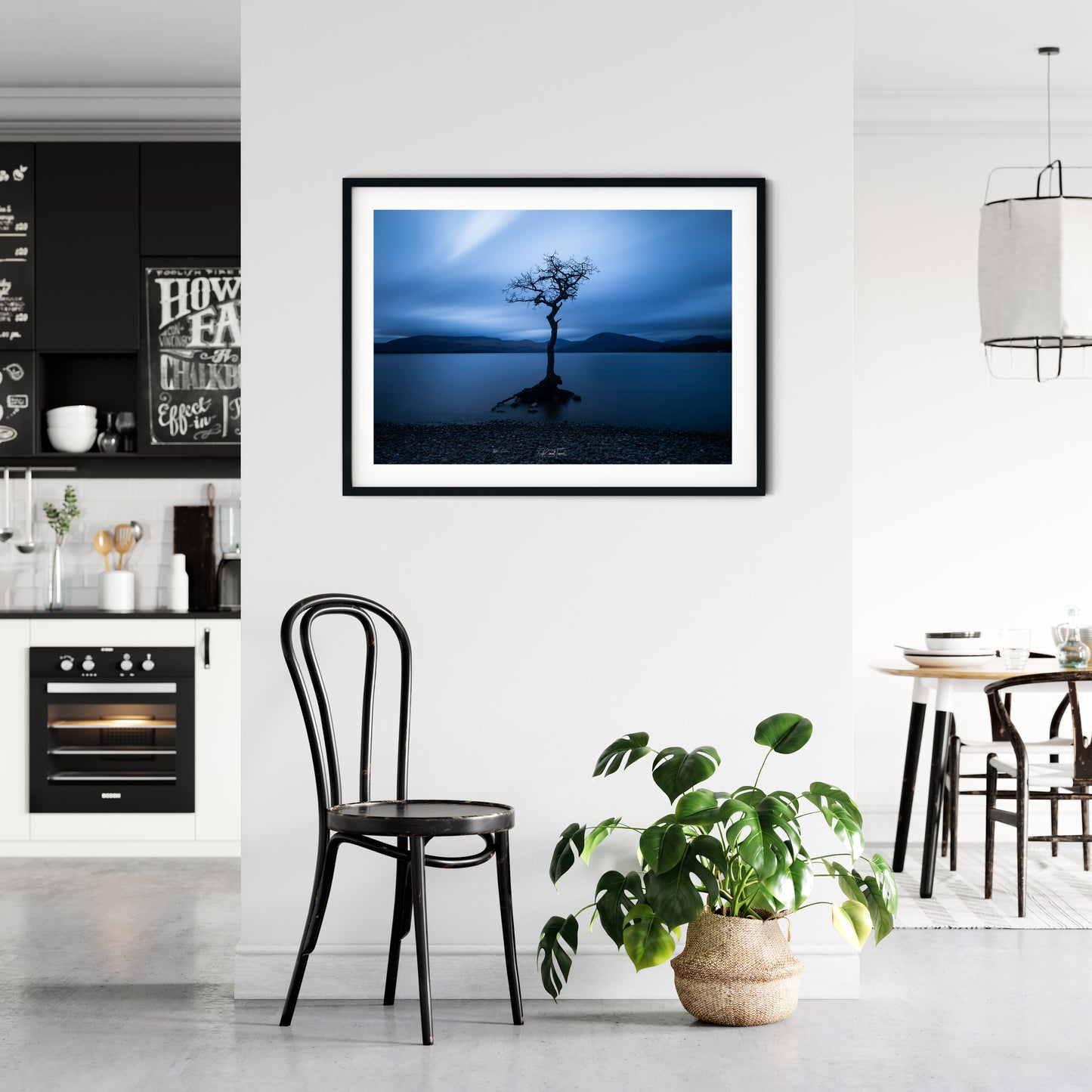 Milarrochy bay, Loch Lomond, Scotland signed and mounted print