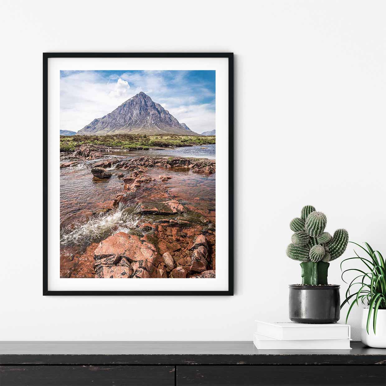 Majestic Glencoe signed and mounted print