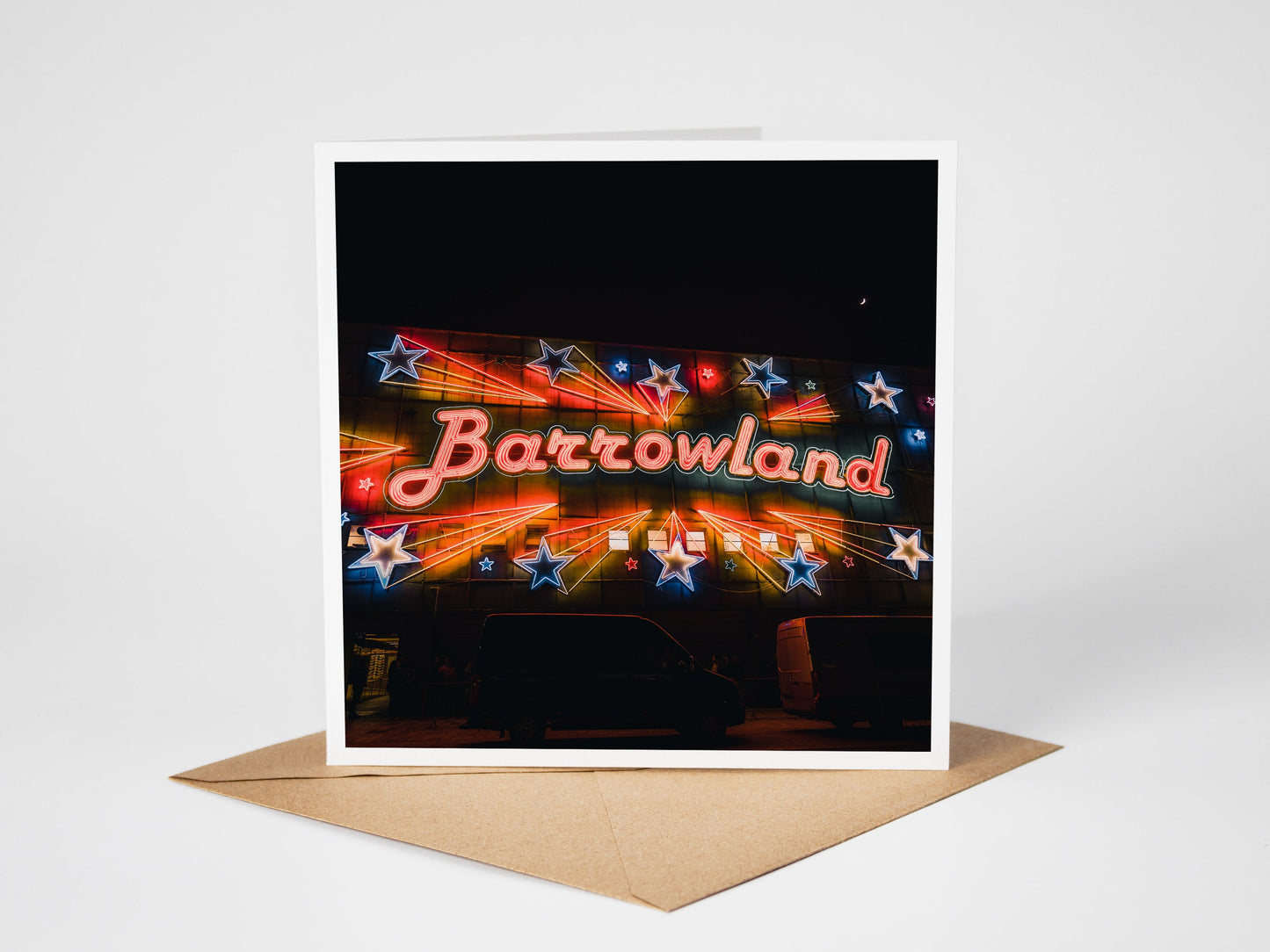 Barrowland, Glasgow Greeting Card – Fine Art Photography | 150 × 150 mm Kunal Tewari Photography