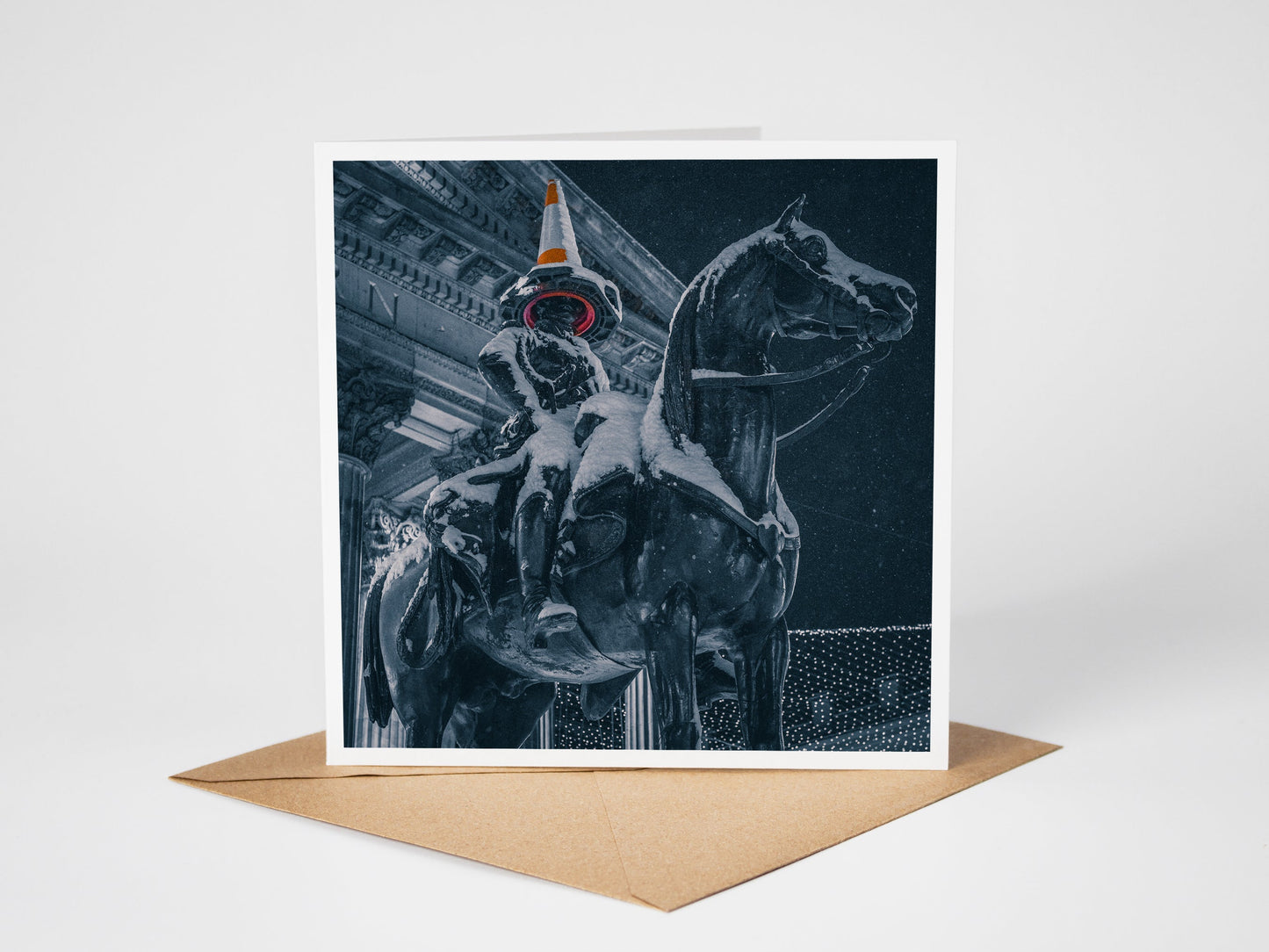 Frozen Cone, Glasgow Greeting Card – Fine Art Photography | 150 × 150 mm (Copy) Kunal Tewari Photography