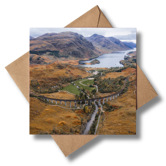 Glenfinnan Viaduct Greeting card - Kunal Tewari Photography