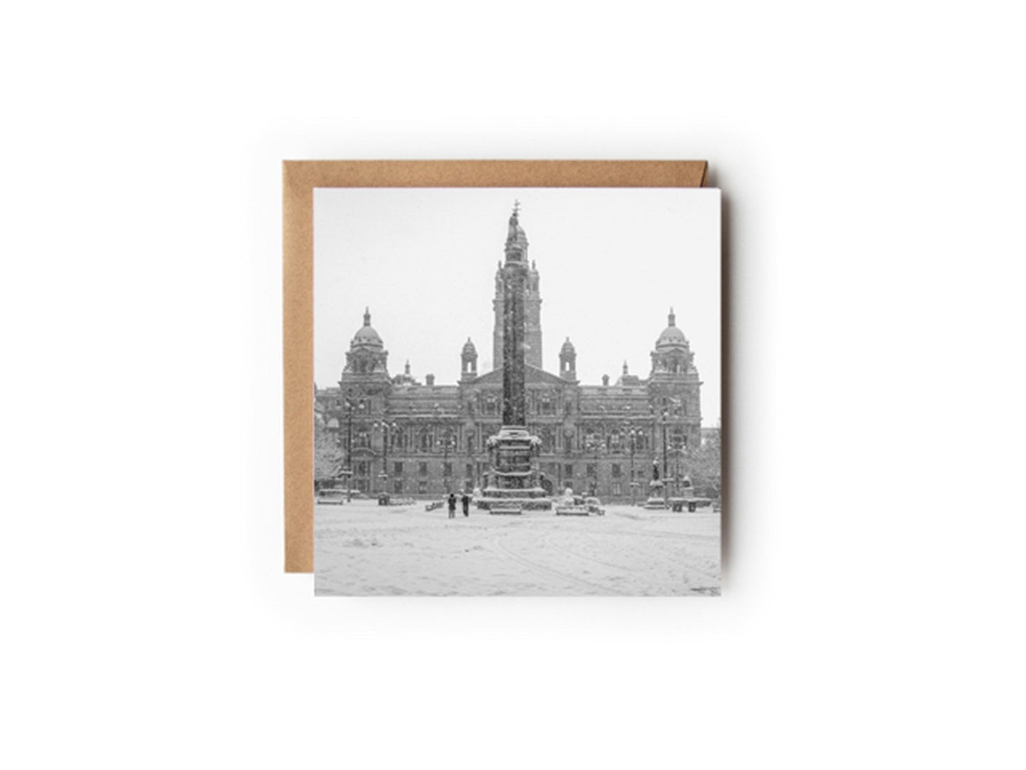 George Square 2021 Greeting card 150x150mm Kunal Tewari Photography