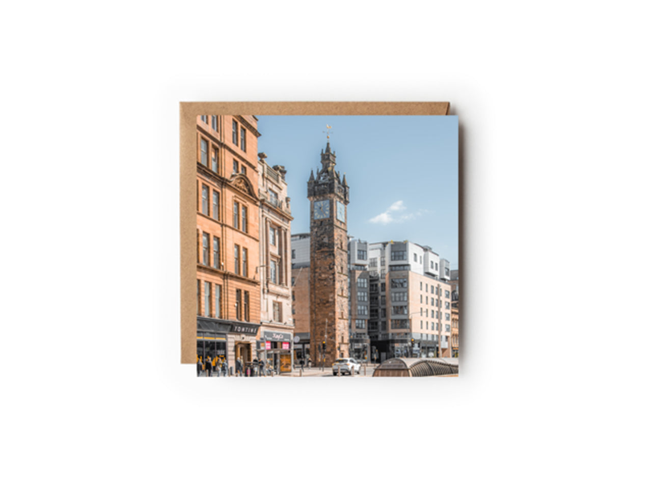 Tolbooth Steeple Glasgow Greeting card