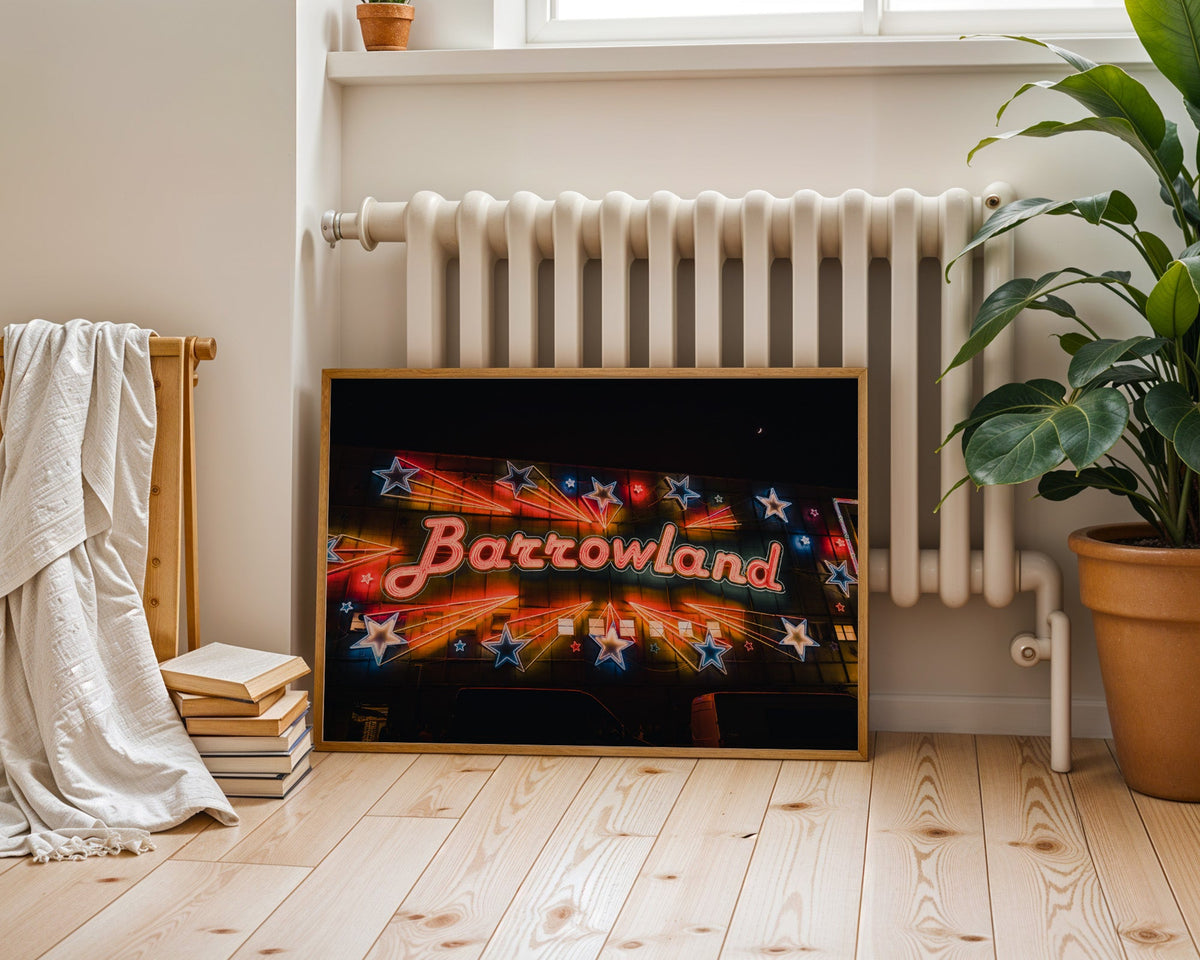 Barrowland Title – Iconic Glasgow Night Photography Print, Scottish Urban Wall Art Kunal Tewari Photography
