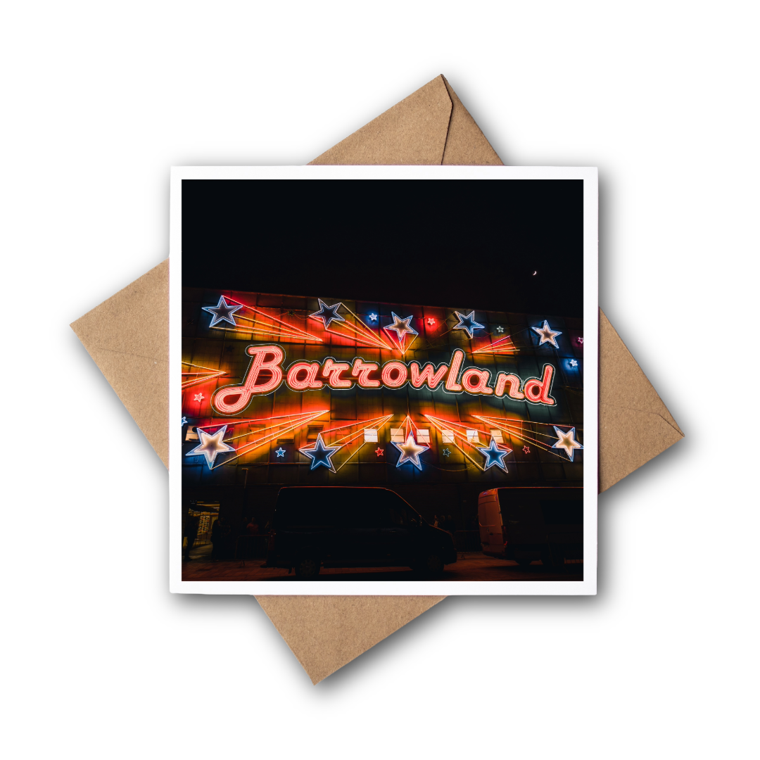 Barrowland, Glasgow Greeting Card – Fine Art Photography | 150 × 150 mm Kunal Tewari Photography