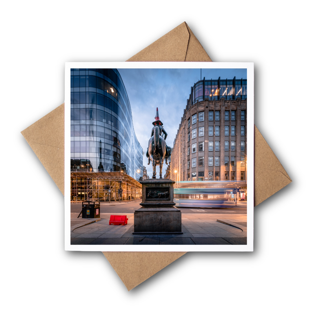 Bonnie Glasgow, Glasgow Greeting Card – Fine Art Photography | 150 × 150 mm Kunal Tewari Photography