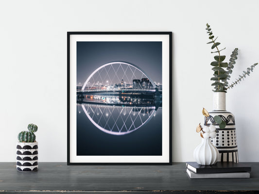 Clyde Arc symmetry signed and mounted print