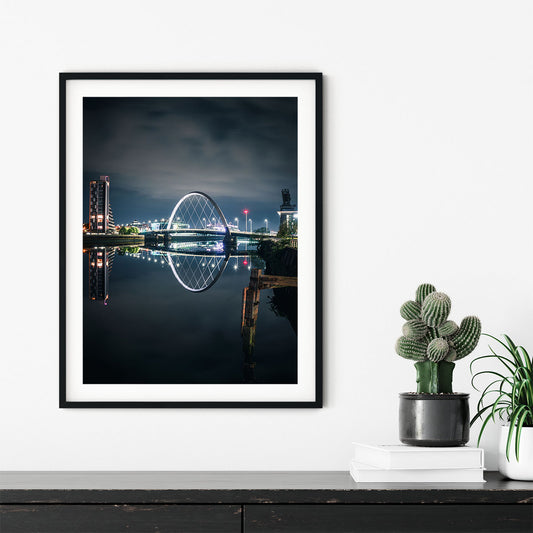 Serene reflection of Squinty bridge of River Clyde - Kunal Tewari Photography