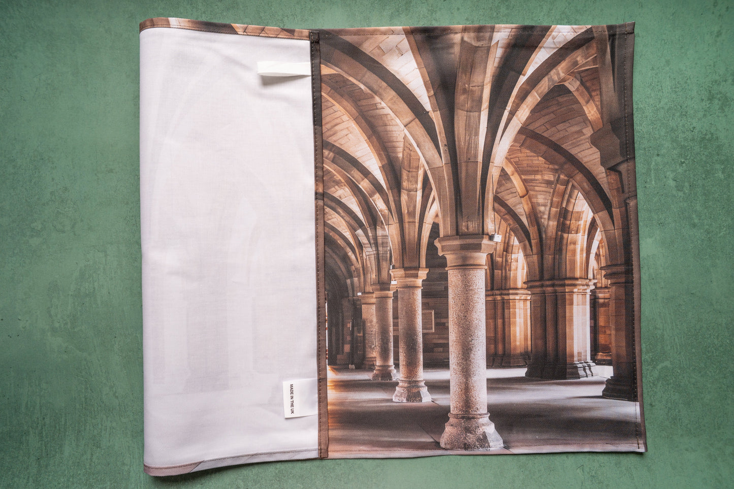 Cloisters Towel-Glasgow Landmark Collection Kunal Tewari Photography