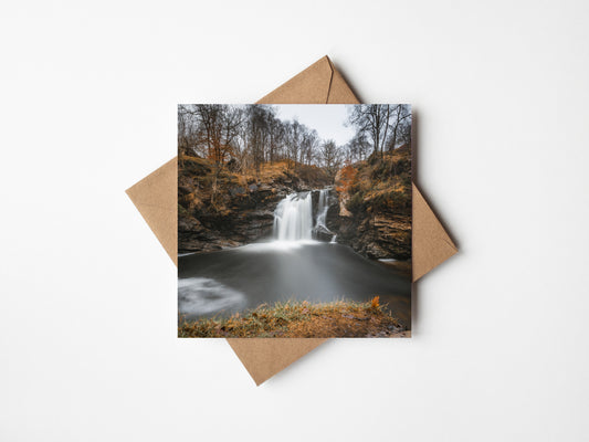 Falls of Falloch Greeting card