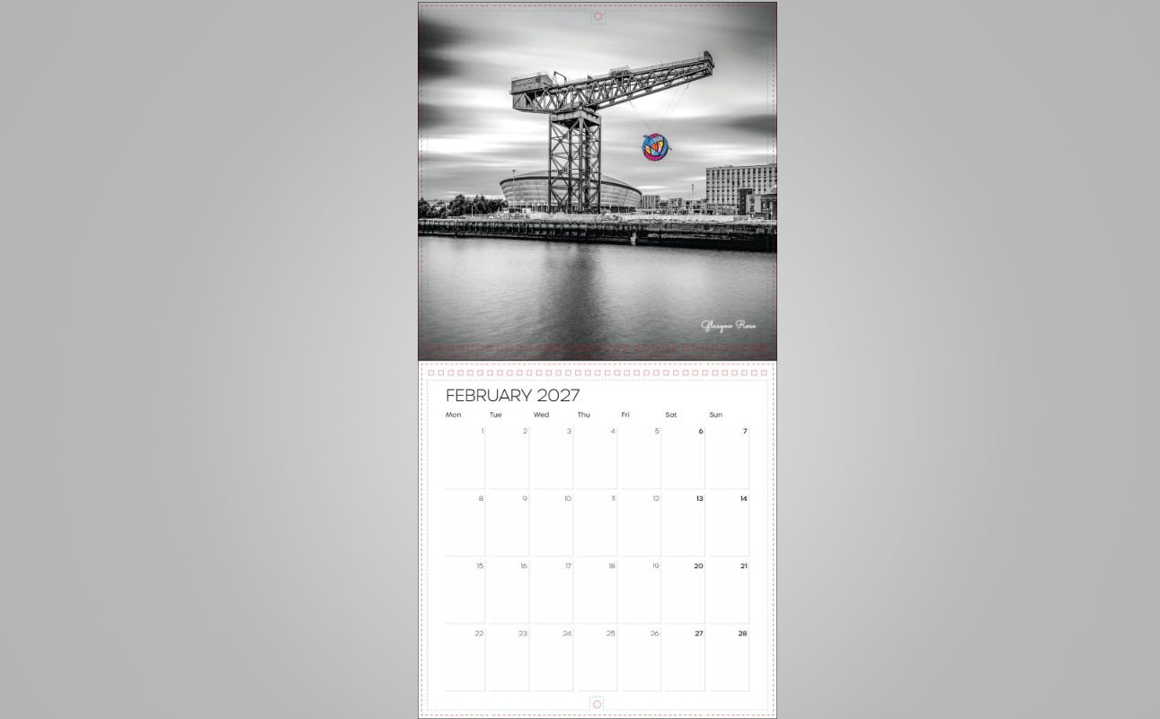 2027 Glasgow Calendar-Pre-Order Kunal Tewari Photography