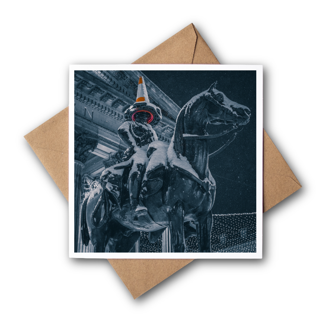 Frozen Cone, Glasgow Greeting Card – Fine Art Photography | 150 × 150 mm (Copy) Kunal Tewari Photography