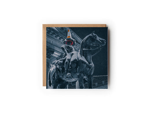 Frozen Cone Greeting card 150x150mm Kunal Tewari Photography