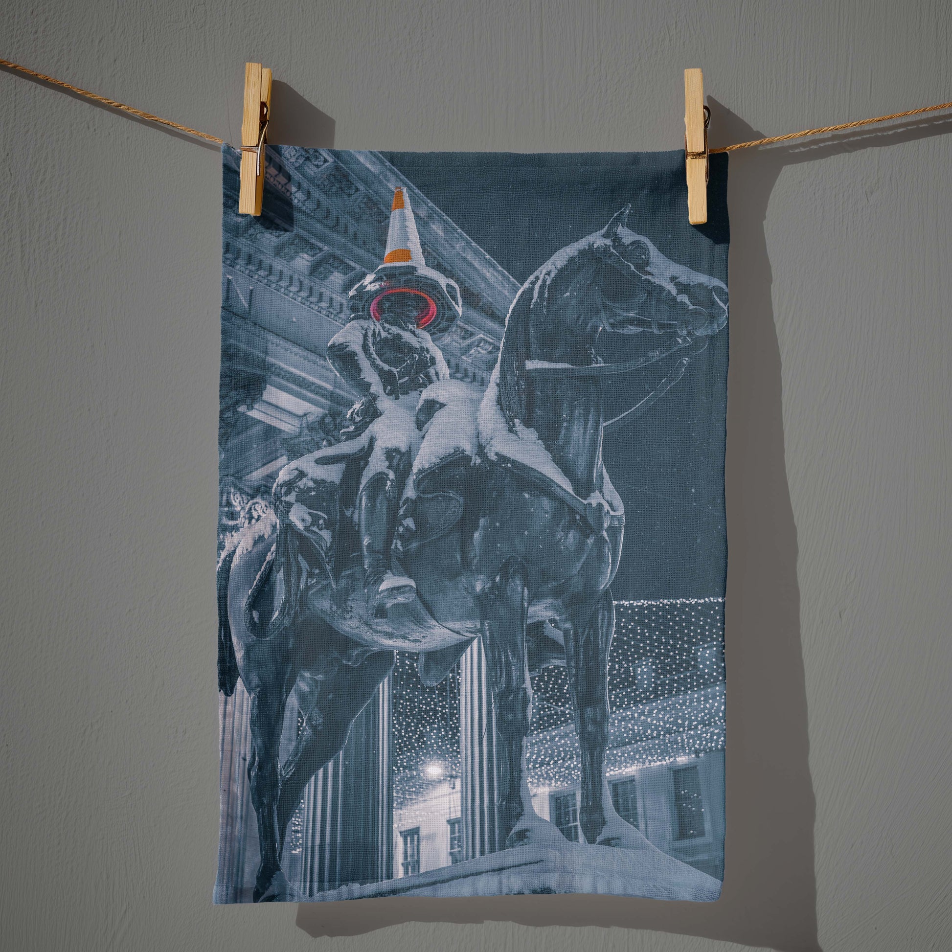 Frozen Cone-Scotland Tea Towel Kunal Tewari Photography