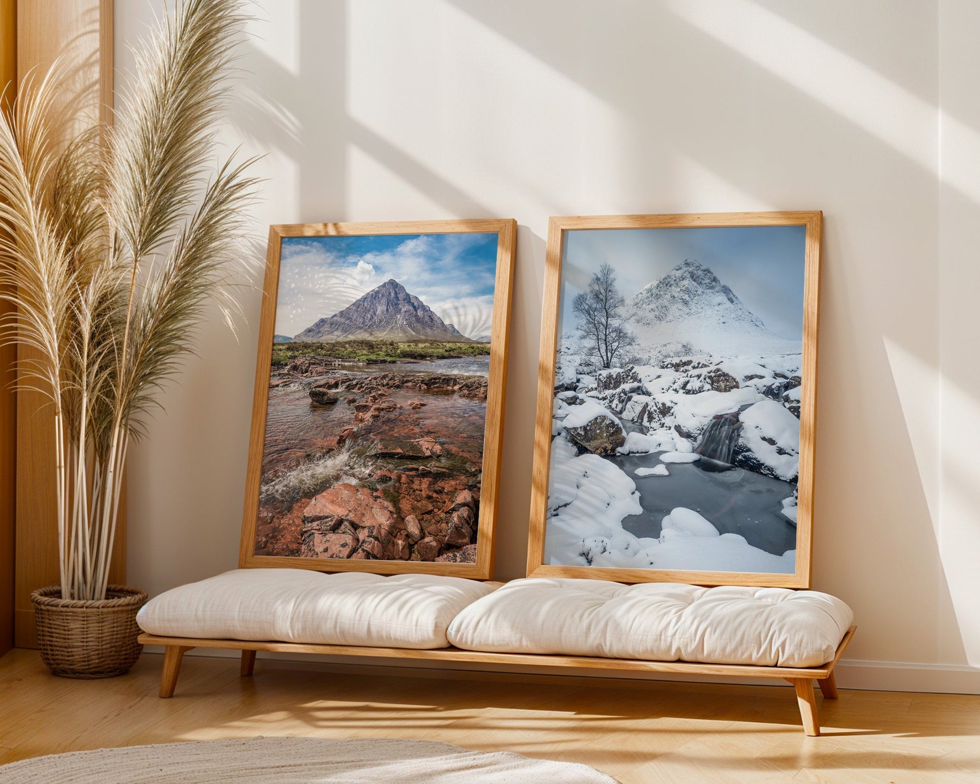 Buachaille Etive Mòr in Snow – Winter Glencoe Photography Print, Scottish Highlands Wall Art Kunal Tewari Photography