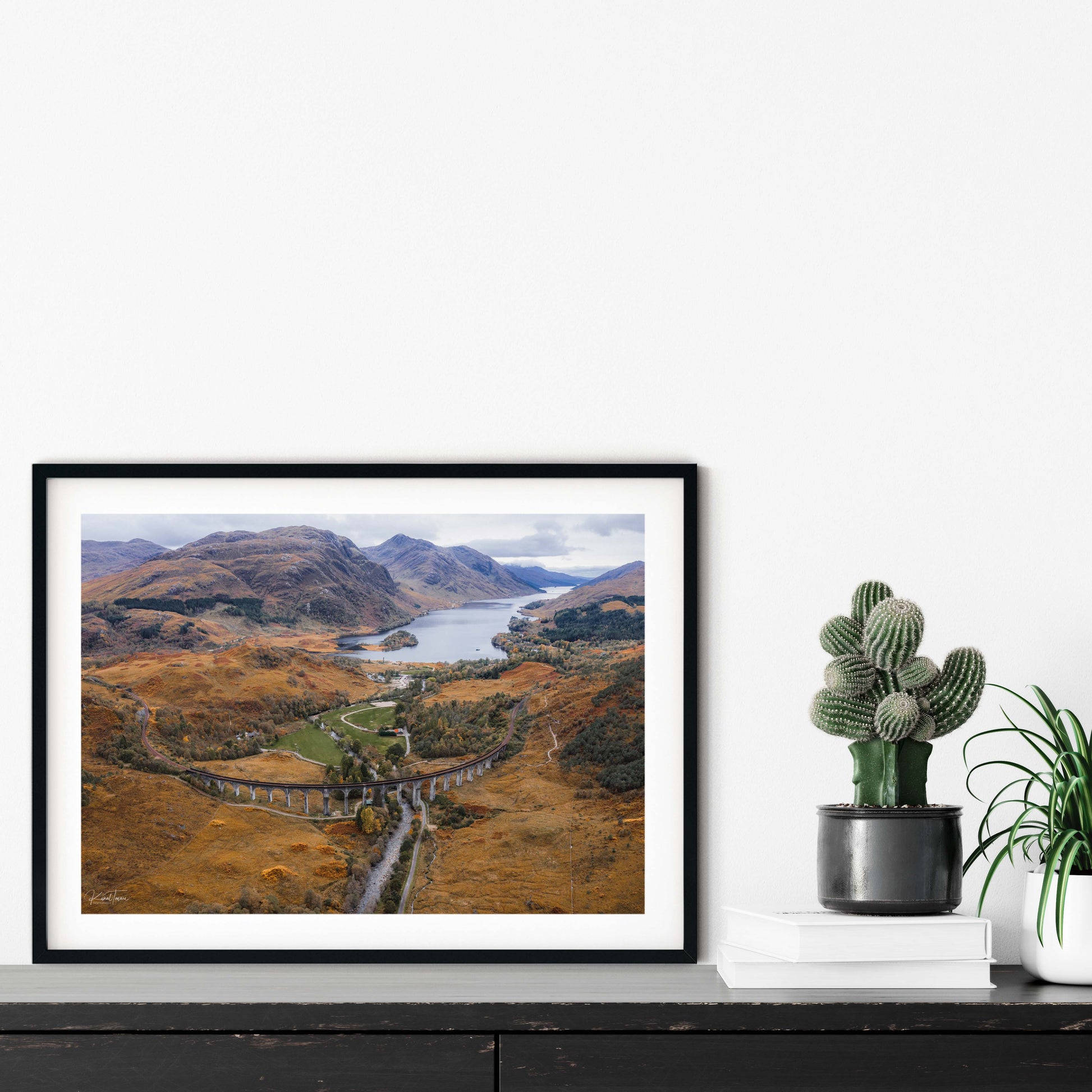 Aerial view of Glenfinnan Viaduct - Kunal Tewari Photography
