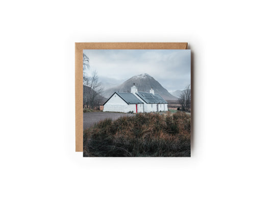 Blacrock cottage Glencoe Greeting card