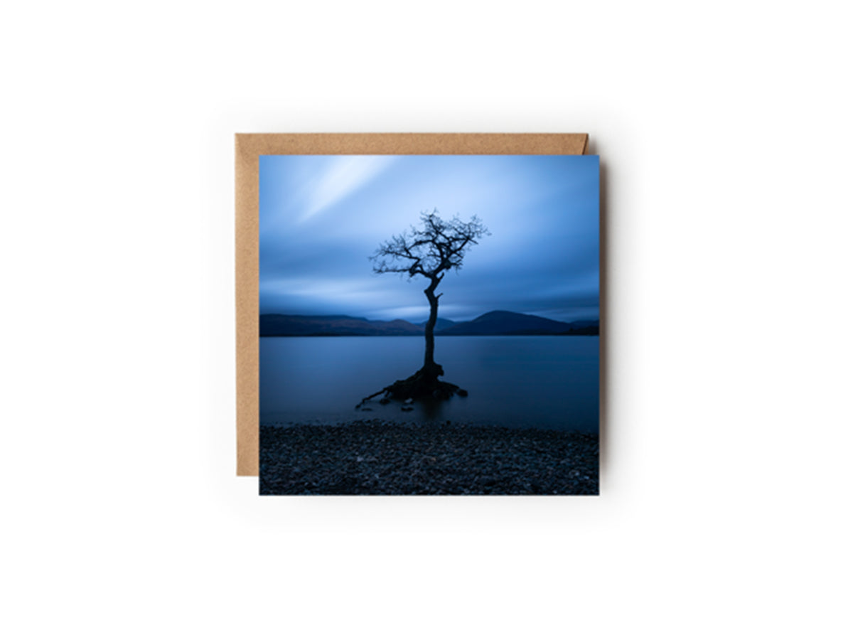 Loch Lomond Greeting card 150x150mm Kunal Tewari Photography