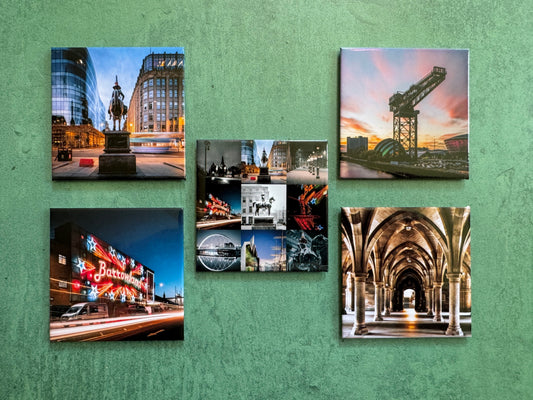 Glasgow Fridge magnet set (Set of 5) Kunal Tewari Photography