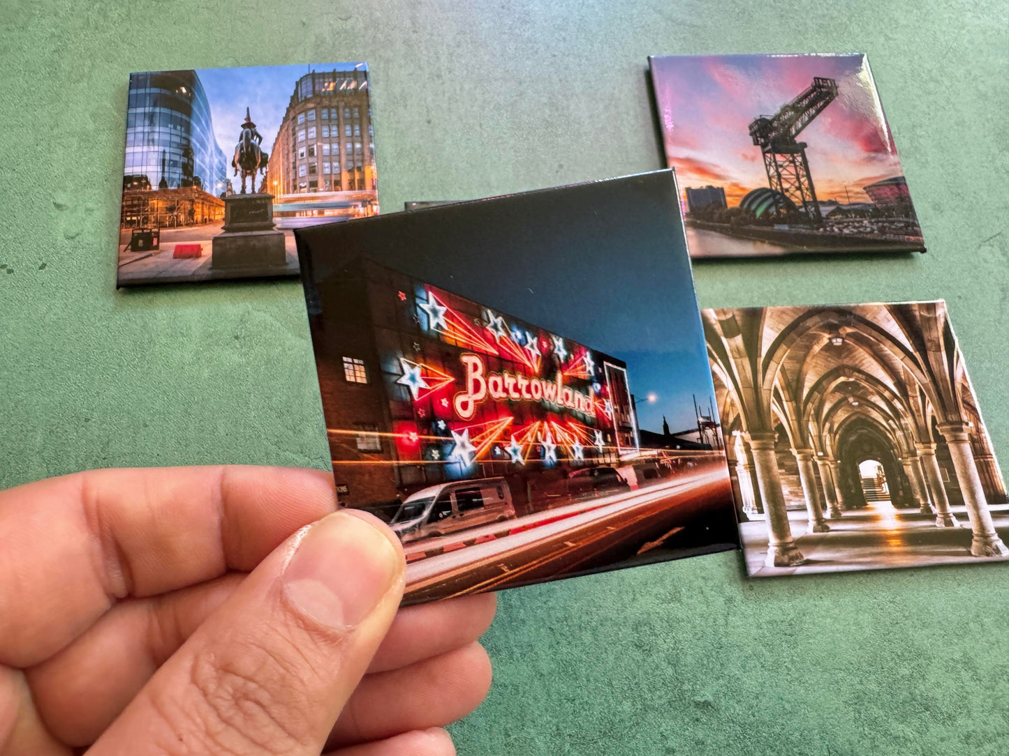 Glasgow Fridge magnet set (Set of 5) Kunal Tewari Photography