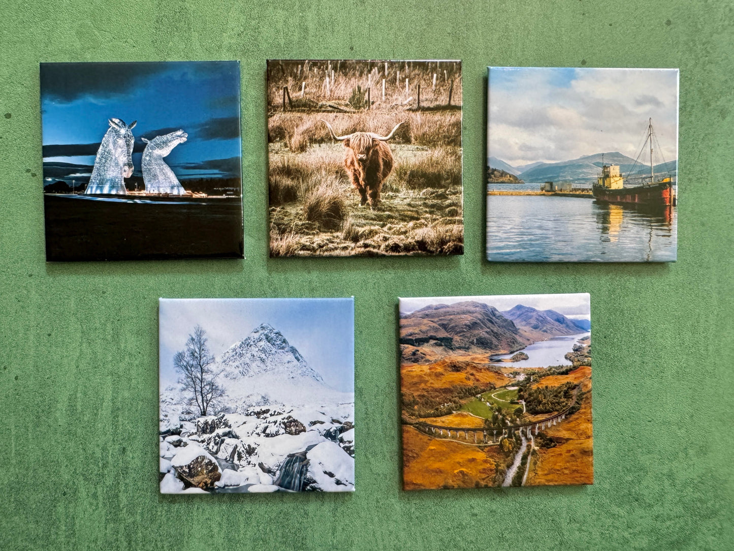 Scotland Fridge magnet set (Set of 5) Kunal Tewari Photography