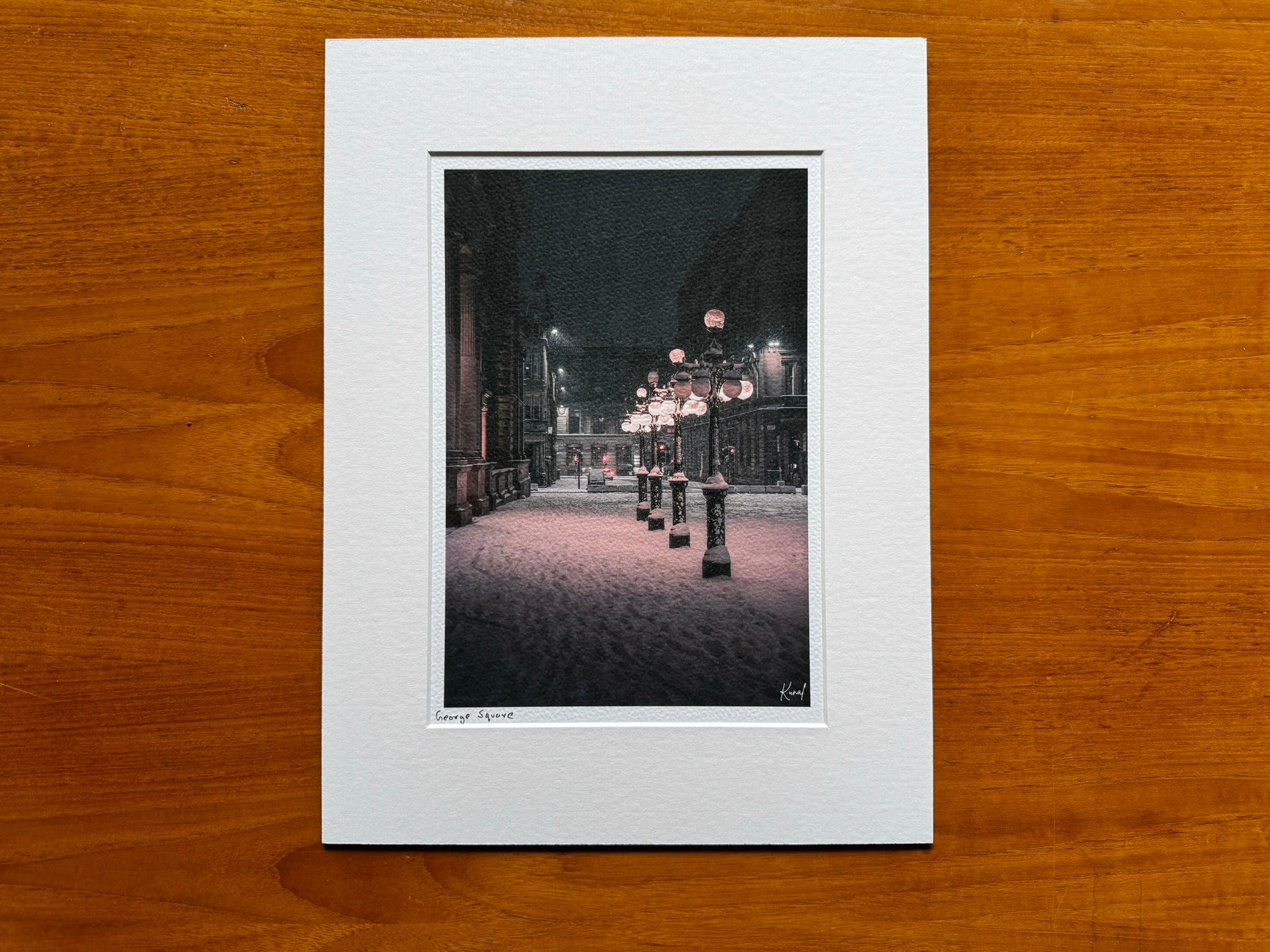 A chilly night in George square, Glasgow - Kunal Tewari Photography