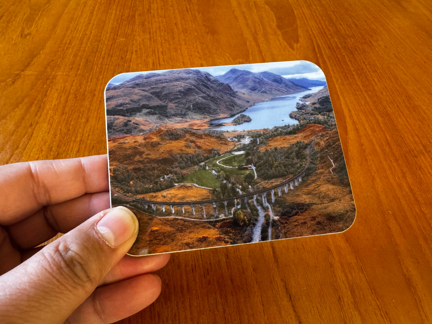 Scotland Coasters with Cork Backing