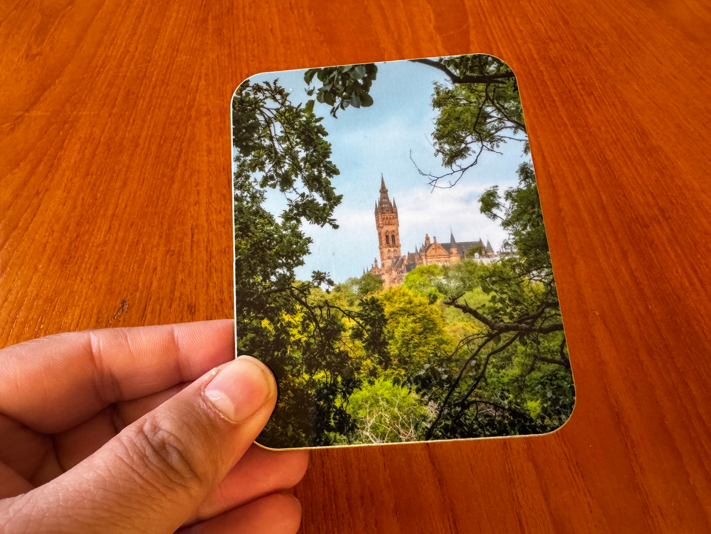 Scotland Coasters with Cork Backing