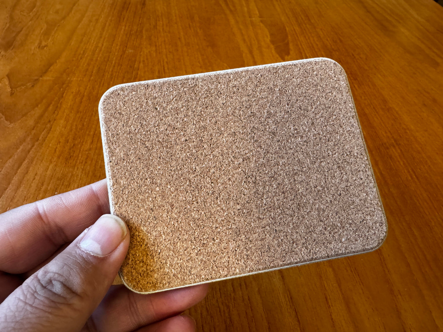 Scotland Coasters with Cork Backing