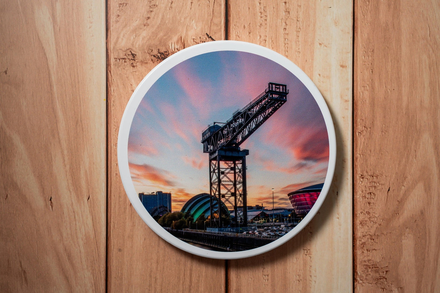 Scotland Photography Ceramic Coaster | Cork Backed | Scottish Souvenir | 10cm Kunal Tewari Photography