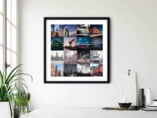 Glasgow 16 Photos Special Edition Collage print - Kunal Tewari Photography