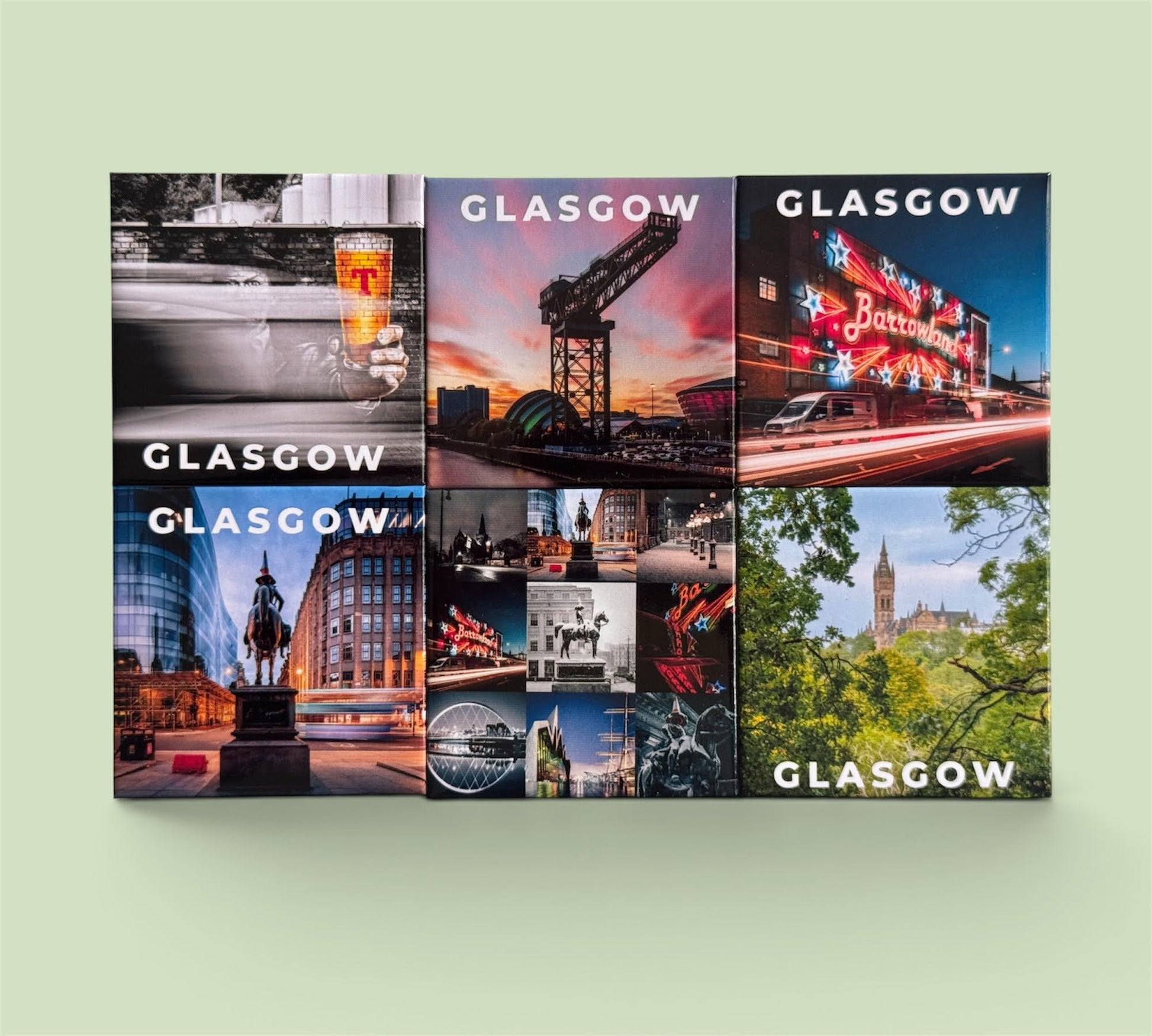 Mega Scotland & Glasgow Fridge Magnet Bundle – Set of 12 Kunal Tewari Photography