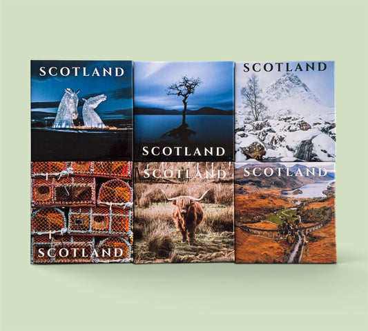 Set of 6 Scotland Fridge Magnets – Scottish Souvenir Gift, Travel Keepsake Set Kunal Tewari Photography