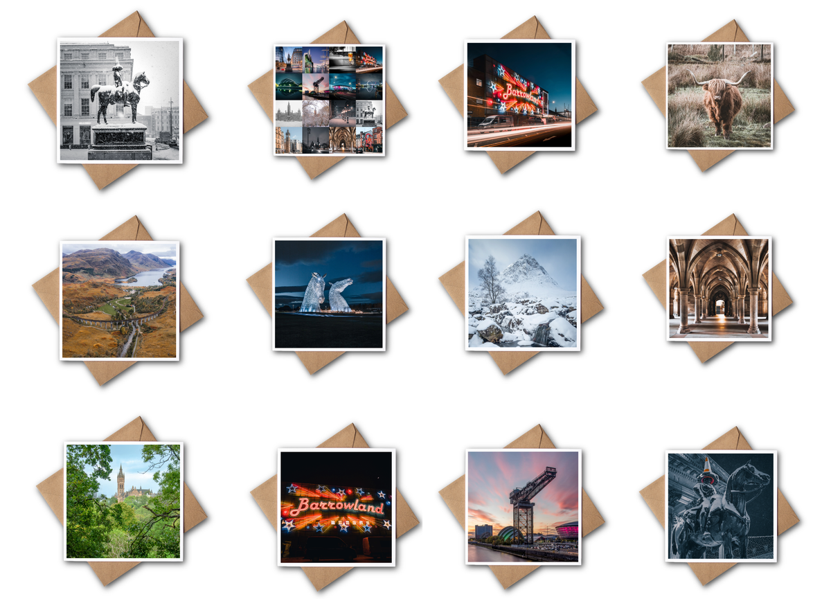 Scottish Photography Greeting Card Bundle | Bundle of 4/6/10 cards Kunal Tewari Photography