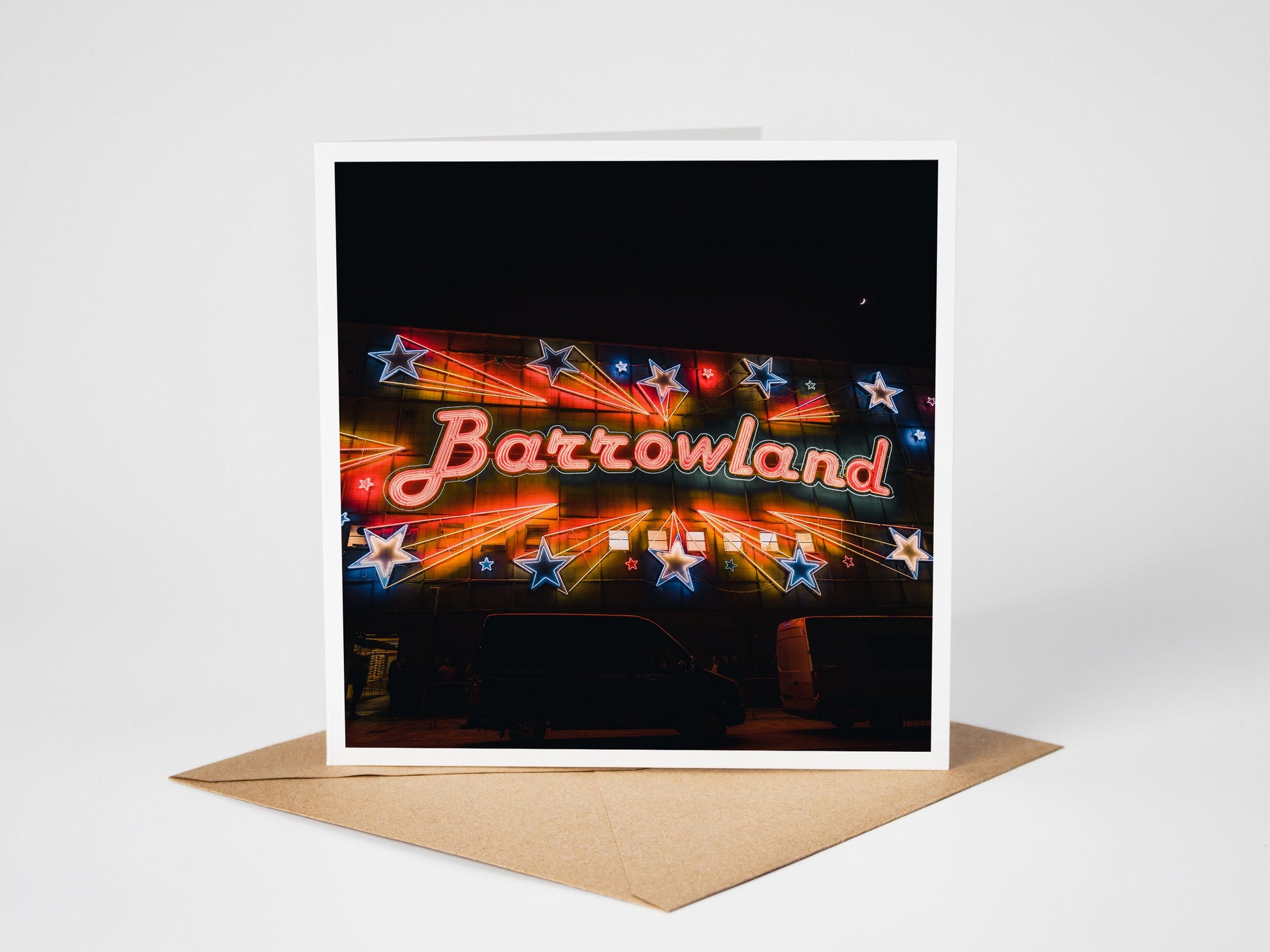 Barrowland, Glasgow Greeting Card – Fine Art Photography | 150 × 150 mm Kunal Tewari Photography