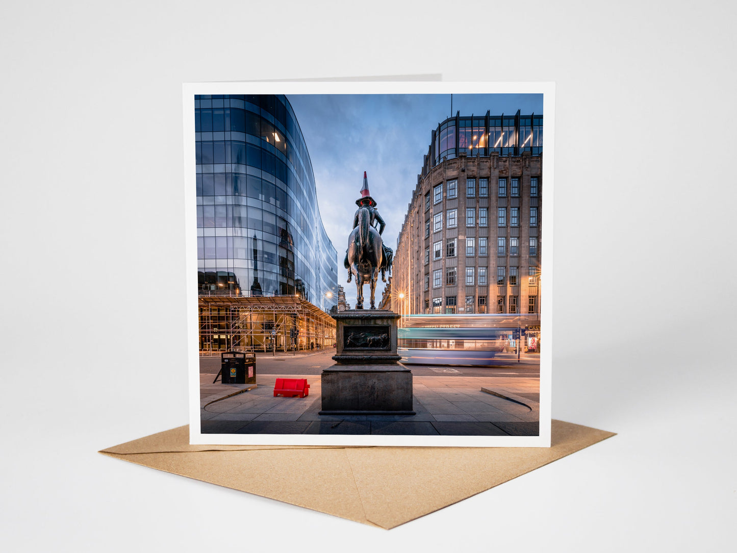 Bonnie Glasgow, Glasgow Greeting Card – Fine Art Photography | 150 × 150 mm Kunal Tewari Photography