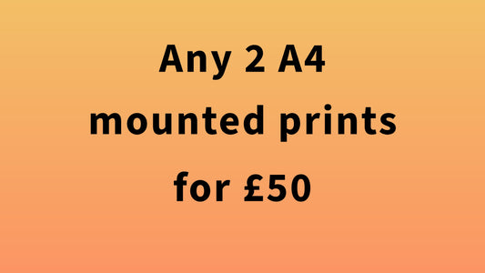Any 2 A4 Mounted Prints for £50 | Glasgow & Scottish Highlands Photography Kunal Tewari Photography