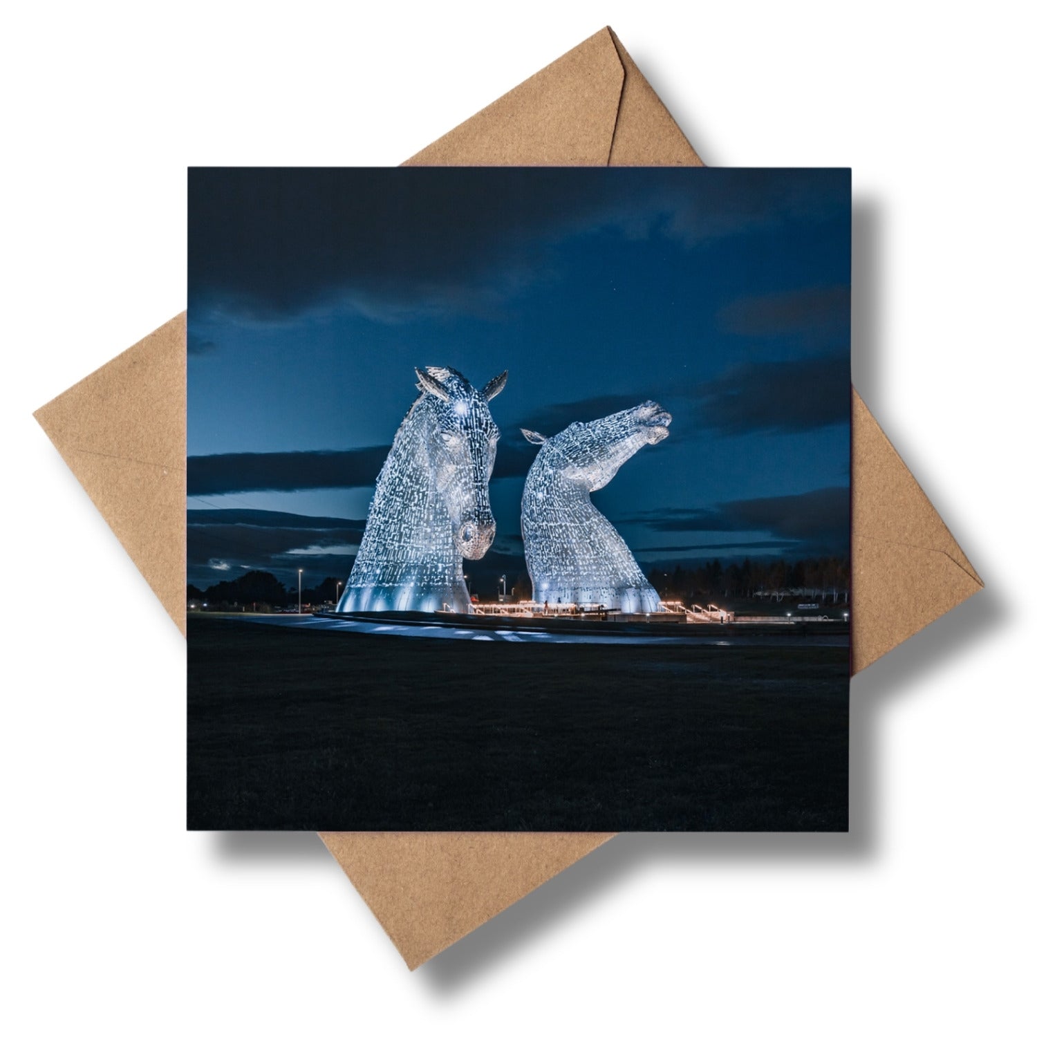 Kelpies Greeting card - Kunal Tewari Photography