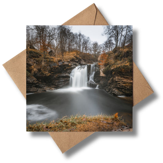Falls of Falloch Greeting card - Kunal Tewari Photography