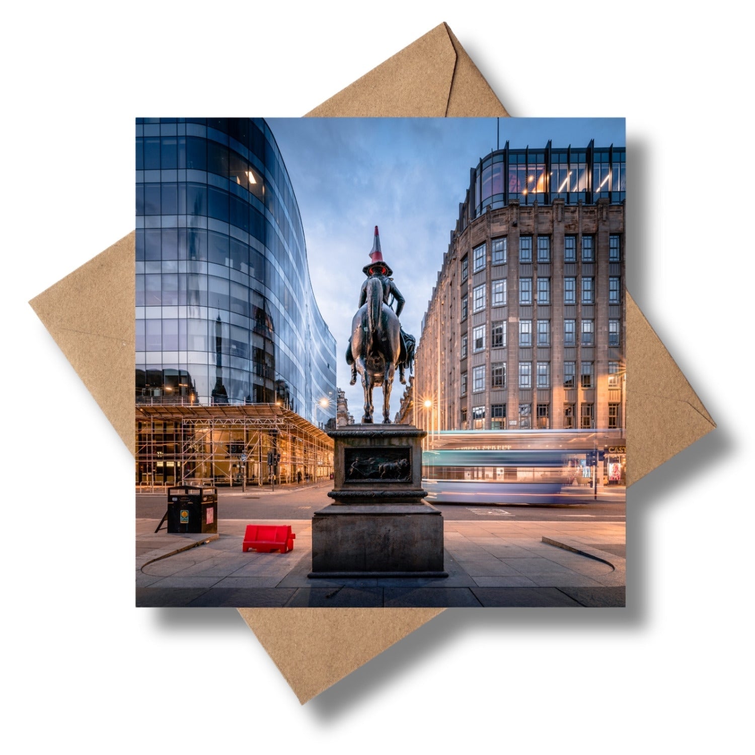Bonnie Glasgow Greeting card 150x150mm Kunal Tewari Photography