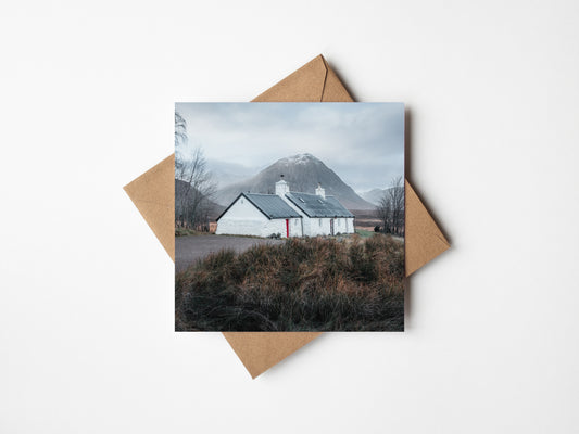 Blacrock cottage Glencoe Greeting card