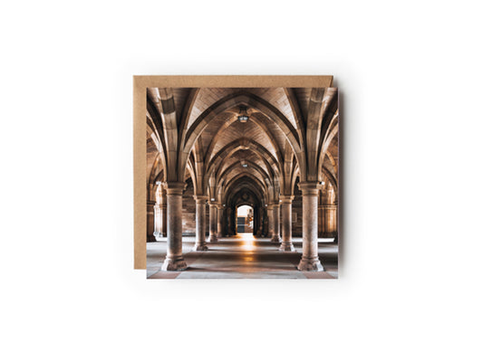 Cloisters Greeting card - Kunal Tewari Photography
