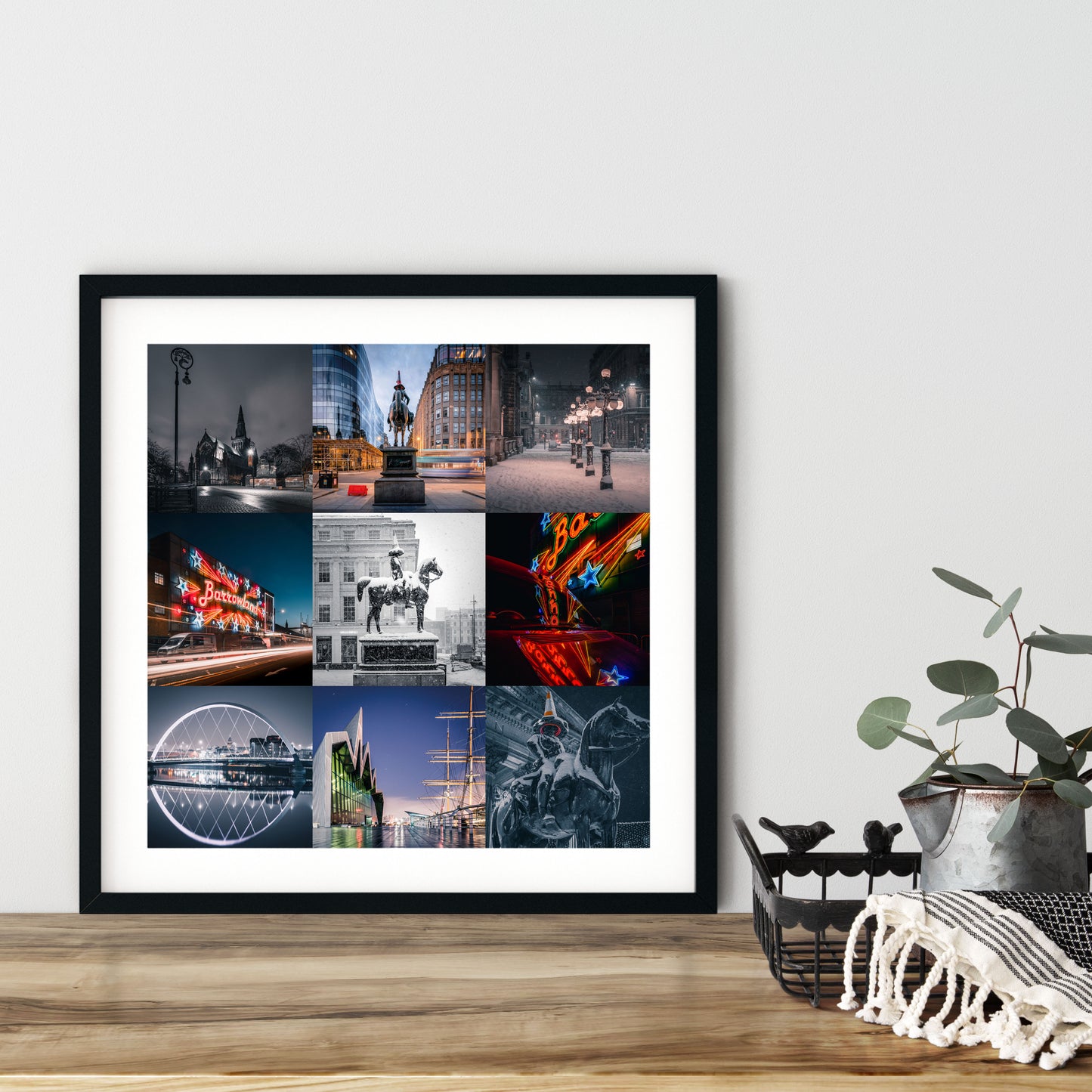 Glasgow special edition collage print - Kunal Tewari Photography